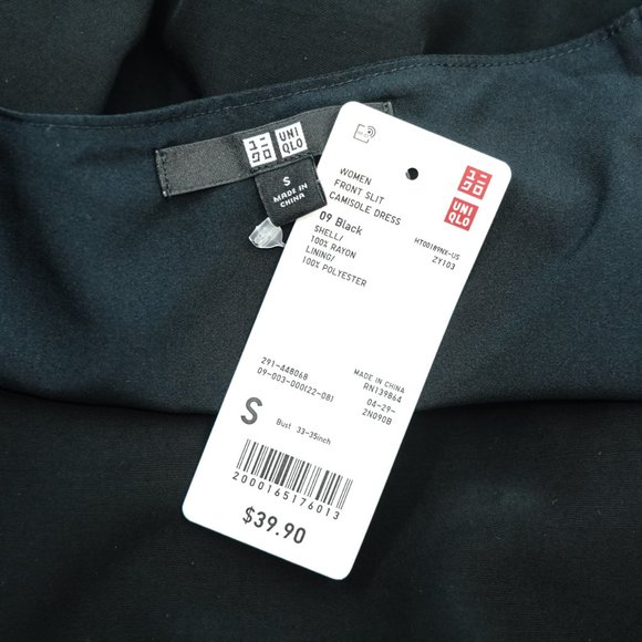 Uniqlo Front Slit Camisole Dress, Small - Picture 3 of 4